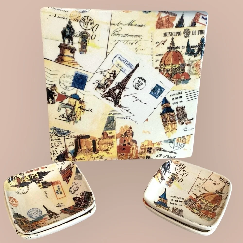 Williams-Sonoma Grand Tour 11 1/2” Square Platter 2008